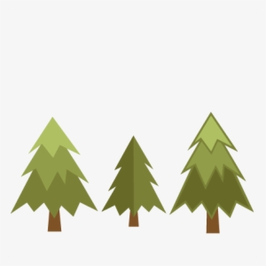 Pine Tree Set Svg Scrapbook Cut File Cute Clipart Files - Cute Pine Tree Clipart #450973