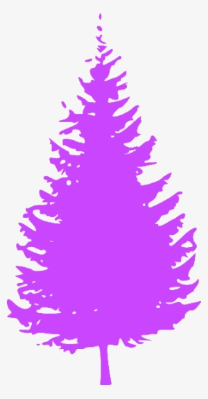Spirit Day Evergreen Tree - Pine Tree Silhouette Vector #451016