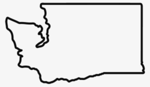 Washington Outline Rubber Stamp - Washington State Clipart #451283