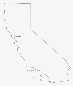 High Resolution Outline Of California - Sketch - Free Transparent PNG ...