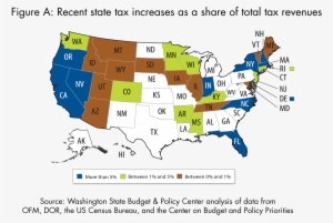 Figurea State Tax Increases Map - Taxes In Washington State #451962