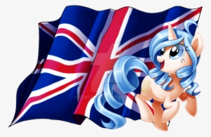Centchi, British, English, Female, Flag, Mare, Oc, - Digital Art #452265