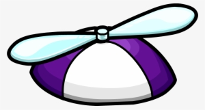 Cap Clipart Purple Hat - Gorro De Club Penguin #452407