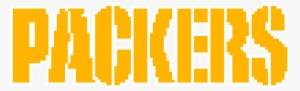Pixelated Packers Wordart - Green Bay Packers #452964
