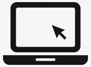 Black And White Laptop Icon Image - Laptop Website Icon Png #453203