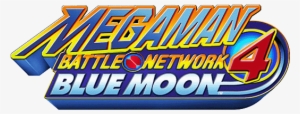Mega Man Battle Network 4 Blue Moon Logo - Mega Man Battle Network #453947