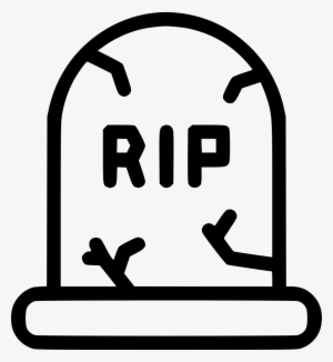 Rip Grave Png - Transparent Background Tombstone Clipart #454732