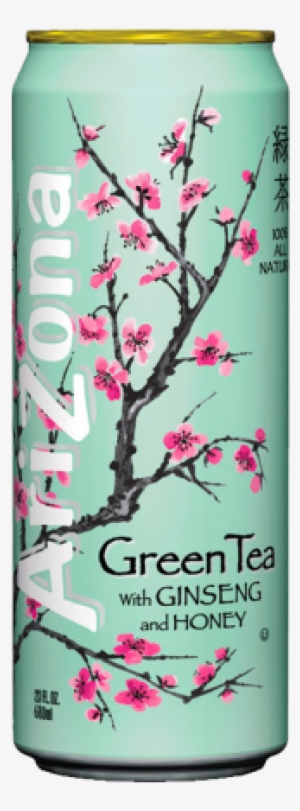 Clip Art Freeuse Green Tea With Ginseng And Honey The - Arizona Green Tea Can #454734