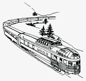 Free Clipart Of A Train - Train Png Drawing #454735