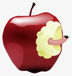 Apple Fruit Clipart Teacher Quote - Bitten Apple #455039