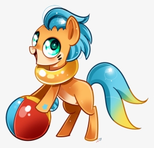 Ipun, Beach Ball, Buizel, Earth Pony, Inner Tube, Looking - Cartoon #455407