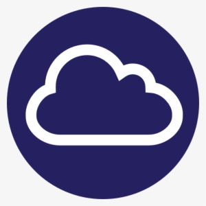 Blue Circle Cloud Icon Internet Clip Art At Clker - Aws Internet Gateway Logo #455589