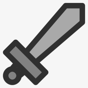 Metal Sword Icon Clipart Png - Sword Clipart #456111