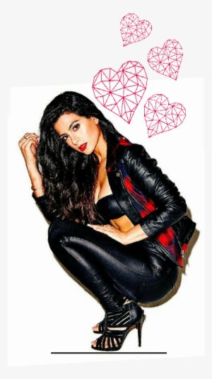 Model Image Graphic Image - Emeraude Toubia Leather Jacket #456265