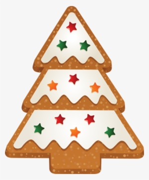 Clip Art Of Christmas Tree 2 Cookie - Christmas Tree Clip Art #457086