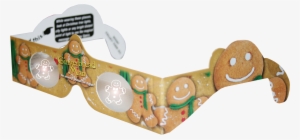 Gingerbread Man 3d Glasses - Gingerbread Glasses #457676 Gingerbread Man 3d Glasses - Gingerbread Glasses #457676
