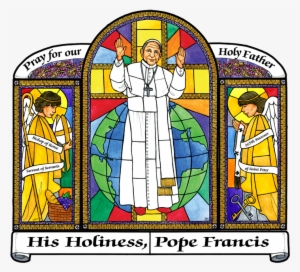 Pope Francis Stained Glass #458083