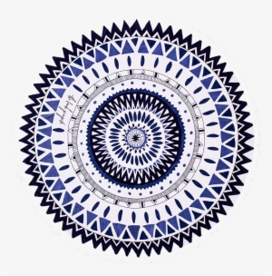 The Beach People - Beach People 'majorelle' Round Beach Towel - Blue #458102