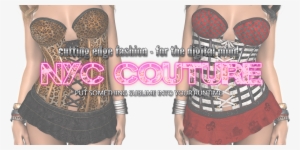 Nyc Couture Rose Raven Corset - Girl #458824