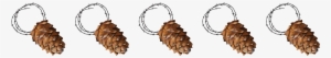 Attach A Short Length Of Twine To Each Pinecone By - Conifer Cone #458917