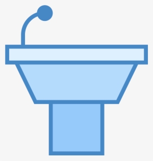 This Icon Represents A Podium Without A Speaker - Loudspeaker #459352