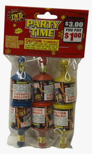 Party Popper - Tnt Party Poppers, Party Time, 6 Pack - 6 Pcs #459372 Party Popper - Tnt Party Poppers, Party Time, 6 Pack - 6 Pcs #459372