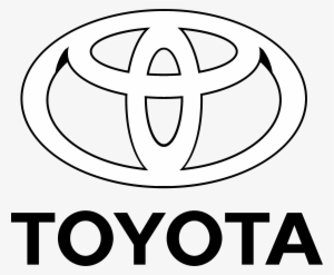 Toyota Logo Black And White - Toyota Logo White Png #459724