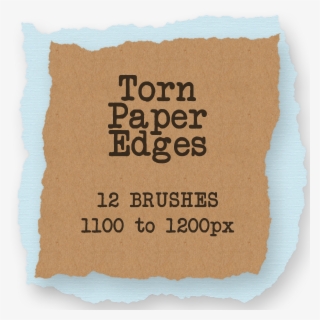 100 Creative Sets Of Photoshop Paper Brushes - Photoshop Paper Edge Effect #4501044