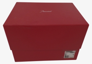 Vintage Large Red Baccarat Vase Empty Box Fitted Sold - Box #4501261