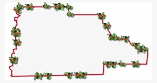 A Map Of Hernando With A Red Outline, Inner Drop Shadow, - Christmas #4501438