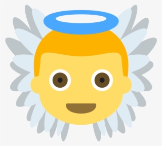 File - Emojione 1f47c - Svg - Ange Png Emoji #4502116