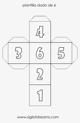 Plantilla Para Imprimir Y Construir Tu Propio - Hacer Dado De Papel #4502516