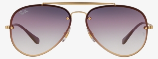 Sunglasses Ray Ban Aviator Blaze Gold Matte Rb3584n - Sunglasses #4502582