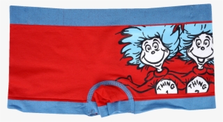 Dr. Seuss Thing One And Thing Two Seamless Boyshort #4504049