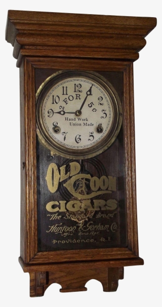 "old Coon Tobacco * Salesman Sample" Advertising Clock - Advertising #4505791