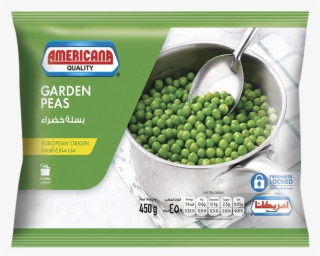 510102n Americana Garden Peas 450g New Pack 2017 3d - Americana Group #4507594