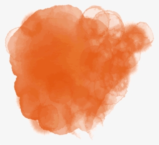 Painting Vecteur - Orange Watercolor Png #4509904