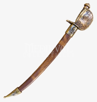 Pirate Cutlass Letter Opener With Scabbard - Pirate Sword With Sheath #4510352