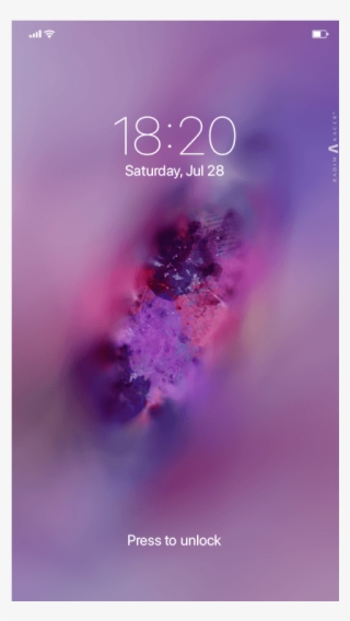 Violet Nebula Iphone Background Picture - Graphic Design #4511004