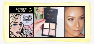 Strobing Palette From Pop Beauty - Pop Beauty Pow Wow Powder, Strobin' Glow, 0.12 Oz #4511152