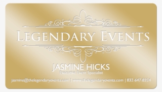 Custom Metal Invitations - Calligraphy #4511495