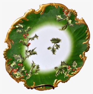 5" Holly Berry Plate - Ceramic #4511552