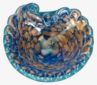 M#century Murano Italian Bullicanti Scalloped Edges - Ceramic #4513309