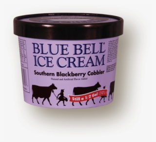Blue Bell Ice Cream Png - Blue Bell Southern Blackberry Cobbler #4513367