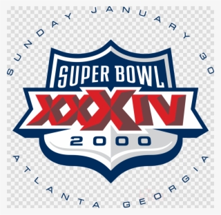 Download Super Bowl Xxxiv Logo Clipart Super Bowl Xxxiv - Rams Super Bowl Trophy #4513654