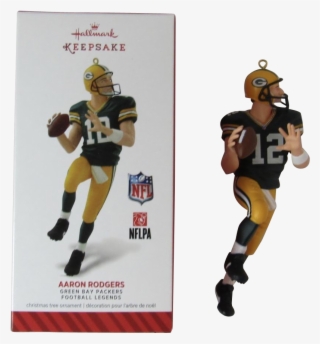 Hallmark Keepsake Aaron Rodgers Green Bay Packers Football - Hallmark Ornaments Green Bay Packers #4516898