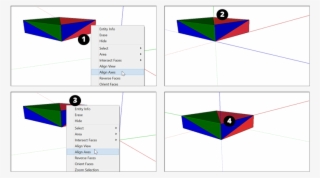 Because Of This Behavior, The Align Axes Command Is - Change Axis In Sketchup #4517261