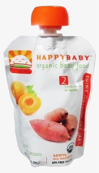 Happy Baby Apricot & Sweet Potato Baby Food Organic #4518040