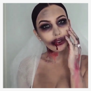 Girl Zombies Makeup - Dead Bride Halloween Makeup #4519679