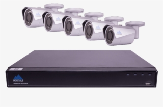 Montavue 4k Ultra Hd Ip Nvr Surveillance System W/ - Closed-circuit Television #4521003